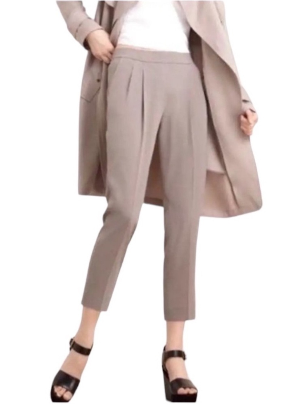 ARITZIA BABATON Cohen Pant in Blush Camel Size 6 SBC1-6324-47